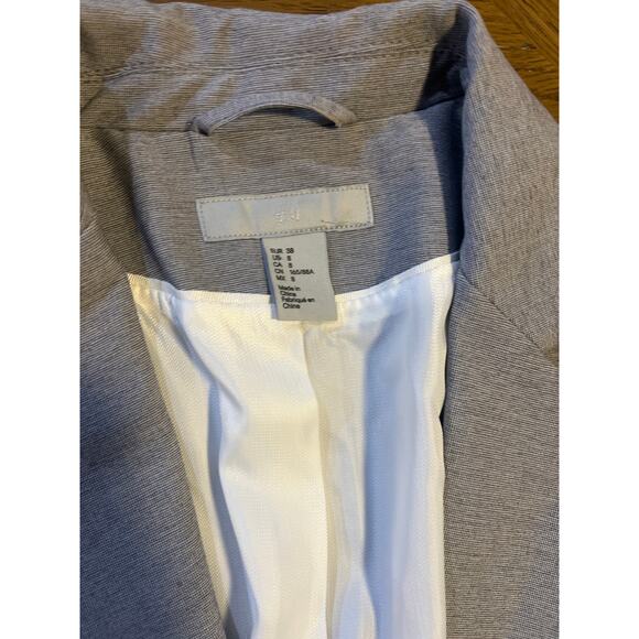 H&M women’s business suit set blazer and dress slacks career wear Size 8 Gray - Picture 3 of 12